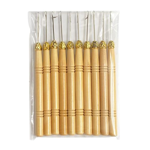 zuousxbs 10 PCs/Set Metal Hair Extension Tool Kits Looped Nadel Pulling Hook Tool Und Threader Draht Perlen Gerätswerkzeug Für Haare zuousxbs 10 PCs/Set Metal Hair Extension Tool Kits Looped Nadel Pulling Hook Tool Und Threader Draht Perlen Gerätswerkzeug Für Haare von zuousxbs