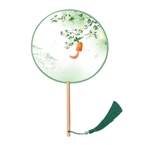 zuousxbs Chinesischer Fan Klassisch Mit Anhänger Tassels Tinten Malerei Fan Round Handhelds Seidenfanfotografie zuousxbs Chinesischer Fan Klassisch Mit Anhänger Tassels Tinten Malerei Fan Round Handhelds Seidenfanfotografie von zuousxbs