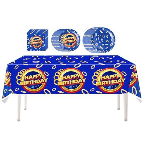 Geburtstagspartys Dekorations Hedgehog Partygeschirr Set Teller Geburtstags Geschirr Party Zubehör Geburtstagspartys Dekorations Hedgehog Partygeschirr Set Teller Geburtstags Geschirr Party Zubehör von zuxinor