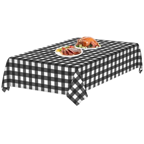 Gingham Tablecloth, Rectangle Oktoberfest Table Covers, Waterproof Heavy Duty Decor For Cafe Camping Backyard BBQ Restaurant, Outdoor Patio Dining Garden Picnic Balcony Celebration, 53.94x97.24 inch von zwxqe