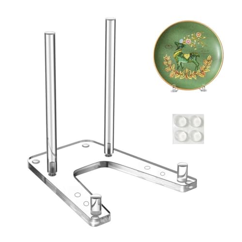 Plate Display Stand | Verstellbare Acryl Staffeleien | Verstellbarer Klare Halter Für Postkarte Kunstwerk Tablet Album Bild Telefon von zwxqe