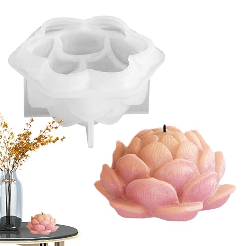 Seifenherstellung, wiederverwendbare Kerzenwachsformen, Silikon-Gießformen, dekorative Blumenseifenformen, wiederverwendbare Silikon-Kerzen- und Seifenformen für dekorative Projekte Seifenherstellung, wiederverwendbare Kerzenwachsformen, Silikon-Gießformen, dekorative Blumenseifenformen, wiederverwendbare Silikon-Kerzen- und Seifenformen für dekorative Projekte von zwxqe