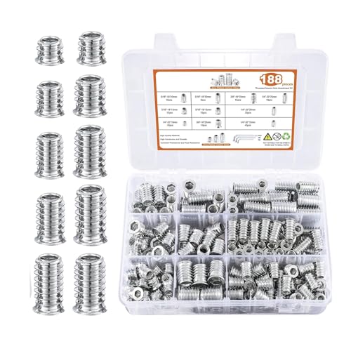 Socket Nuts, Hexagon Assortment Kit, Bolt Fastener Set with Hex Spanner, Hardware for Home Projects, Pine Furniture, Fiberboard, Plywood Assembly, Cabinet Fixtures Colorful & White Socket Nuts, Hexagon Assortment Kit, Bolt Fastener Set with Hex Spanner, Hardware for Home Projects, Pine Furniture, Fiberboard, Plywood Assembly, Cabinet Fixtures Colorful & White von zwxqe