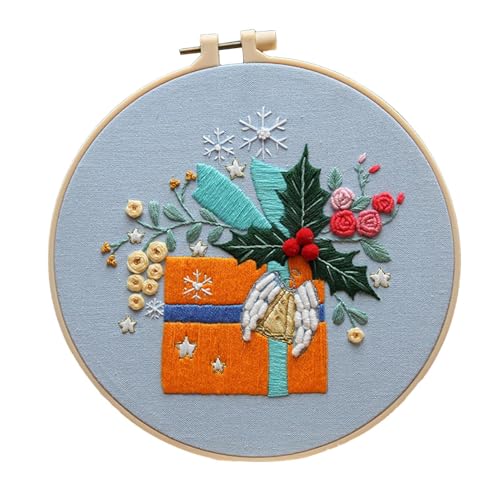 Weihnachten Kreuzstiche Set Ornamente | Kreuzstich-Ornament-Set | Tragbare Weihnachtskreuz-Sets, DIY-Nadelspitzen-Set für Anfänger, Erwachsene und Kinder Weihnachten Kreuzstiche Set Ornamente | Kreuzstich-Ornament-Set | Tragbare Weihnachtskreuz-Sets, DIY-Nadelspitzen-Set für Anfänger, Erwachsene und Kinder von zwxqe