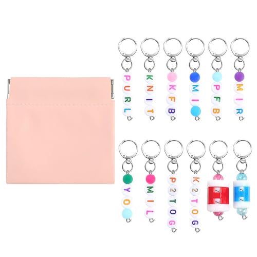 zwxqe Crochet Markers, Row Counters for Crocheting, Sewing Marking Tools, Craft Accessories, 12 Pieces for Fabric Clothing Scrapbooking Keychain Necklace and Needlework, 65g zwxqe Crochet Markers, Row Counters for Crocheting, Sewing Marking Tools, Craft Accessories, 12 Pieces for Fabric Clothing Scrapbooking Keychain Necklace and Needlework, 65g von zwxqe