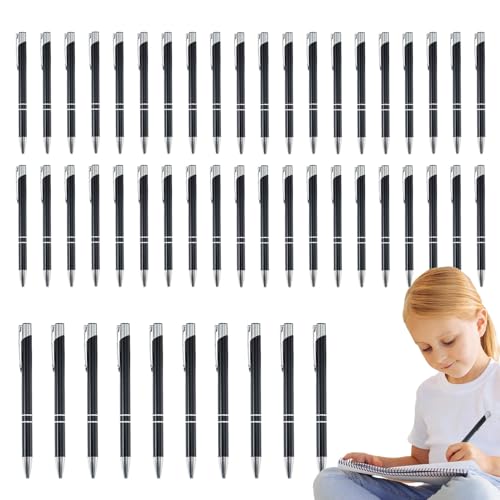 zwxqe Metall-Kugelschreiber, Metall-Klick-Stifte, multifunktionales modisches Schreibwaren, silberfarbener Clip, Schreibgerät für Geschäftseliten, Studenten, Lehrer, den täglichen Gebrauch zwxqe Metall-Kugelschreiber, Metall-Klick-Stifte, multifunktionales modisches Schreibwaren, silberfarbener Clip, Schreibgerät für Geschäftseliten, Studenten, Lehrer, den täglichen Gebrauch von zwxqe