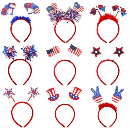 zwxqe Patriotisches Stirnband, patriotische Flagge, Partyhüte, 9-facher Gedenktag, Unabhängigkeitstag, Paraden, 4. Juli, Grillen, Kostüm-Partygeschenke zwxqe Patriotisches Stirnband, patriotische Flagge, Partyhüte, 9-facher Gedenktag, Unabhängigkeitstag, Paraden, 4. Juli, Grillen, Kostüm-Partygeschenke von zwxqe