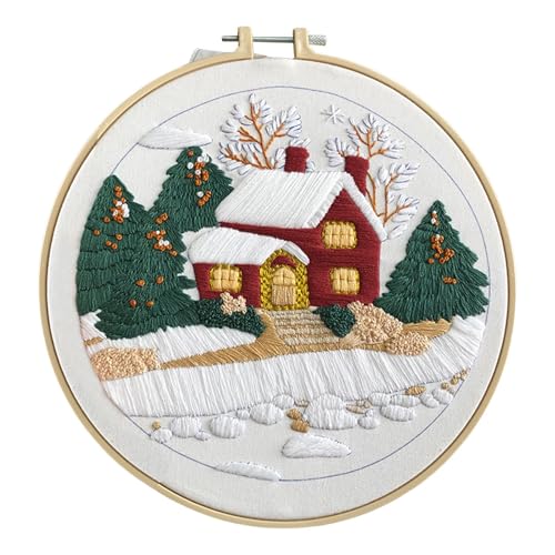 zwxqe Pillow Case Embroidery Kit, Handcraft Needlework Set, Decorative Stitching Supplies, Creative Art Tools with Printed Patterns for Women Adults Relaxing Home Decor Projects zwxqe Pillow Case Embroidery Kit, Handcraft Needlework Set, Decorative Stitching Supplies, Creative Art Tools with Printed Patterns for Women Adults Relaxing Home Decor Projects von zwxqe