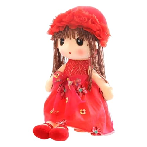 zwxqe Plush Doll Girl, Handmade Stuffed Toy, Soft Rag Doll with Hat, Skirt, Clothes, Versatile Perfect for Kids, Babies, Cuddly, Adorable, Gift, Playtime, Cozy and Lovable Companion zwxqe Plush Doll Girl, Handmade Stuffed Toy, Soft Rag Doll with Hat, Skirt, Clothes, Versatile Perfect for Kids, Babies, Cuddly, Adorable, Gift, Playtime, Cozy and Lovable Companion von zwxqe