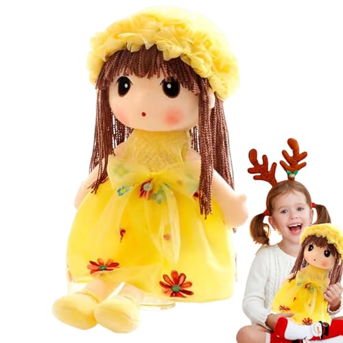 zwxqe Plush Doll Girl, Handmade Stuffed Toy, Soft Rag Doll with Hat, Skirt, Clothes, Versatile Perfect for Kids, Babies, Cuddly, Adorable, Gift, Playtime, Cozy and Lovable Companion zwxqe Plush Doll Girl, Handmade Stuffed Toy, Soft Rag Doll with Hat, Skirt, Clothes, Versatile Perfect for Kids, Babies, Cuddly, Adorable, Gift, Playtime, Cozy and Lovable Companion von zwxqe