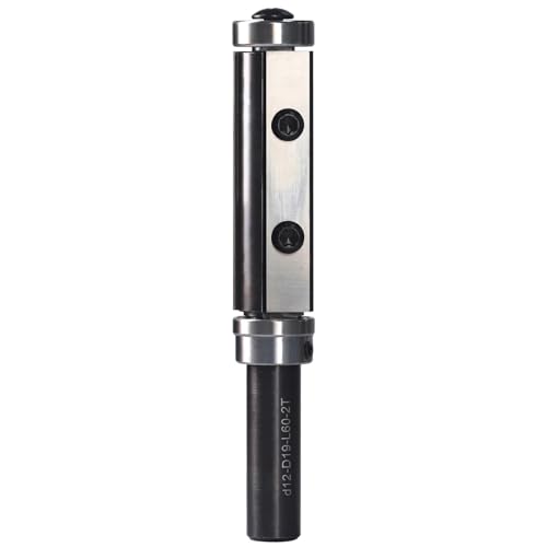 12,7 mm Schaft Bündigfräser, Doppellager, Musterschablone, Trimmfräser, Schnittlänge 60 mm, Hartmetalleinsätze von zyzZSRHZYZ