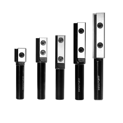 12,7 mm Schaft Bündigfräser Holzhobelfräser Trimmfräser Fräser CNC-Werkzeuge Schnittdurchmesser 19 mm mit 2 Hartmetalleinsätzen(20mm) von zyzZSRHZYZ