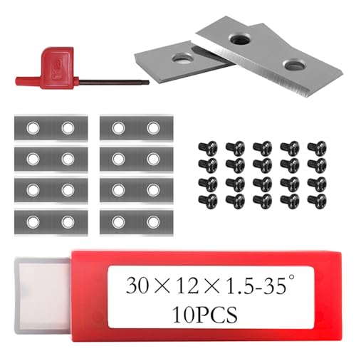 90-Grad-V-Nut-Fräser, 12-mm-Schaftfräser, austauschbarer Hartmetall-Einsatzfräser, 2 Kanten for CNC(30X12X1.5mm10pcs) von zyzZSRHZYZ