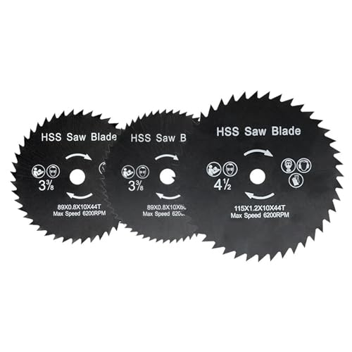 HSS-Sägeblatt, 89 x 10 mm, 44/60 Zähne, Kreissägeblatt, nirtidbeschichtetes Holz, Metall, Schneidwerkzeug, Sägescheibe(89x10mm 44T) von zyzZSRHZYZ